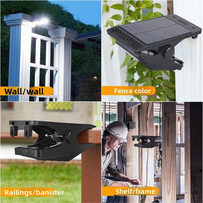 Solar Induction Clip Light for Outdoor Garden