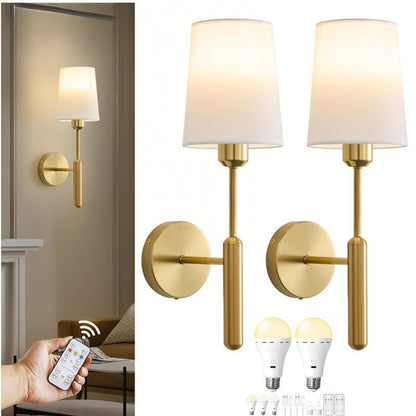 Wireless Battery Powered Wall Lamp