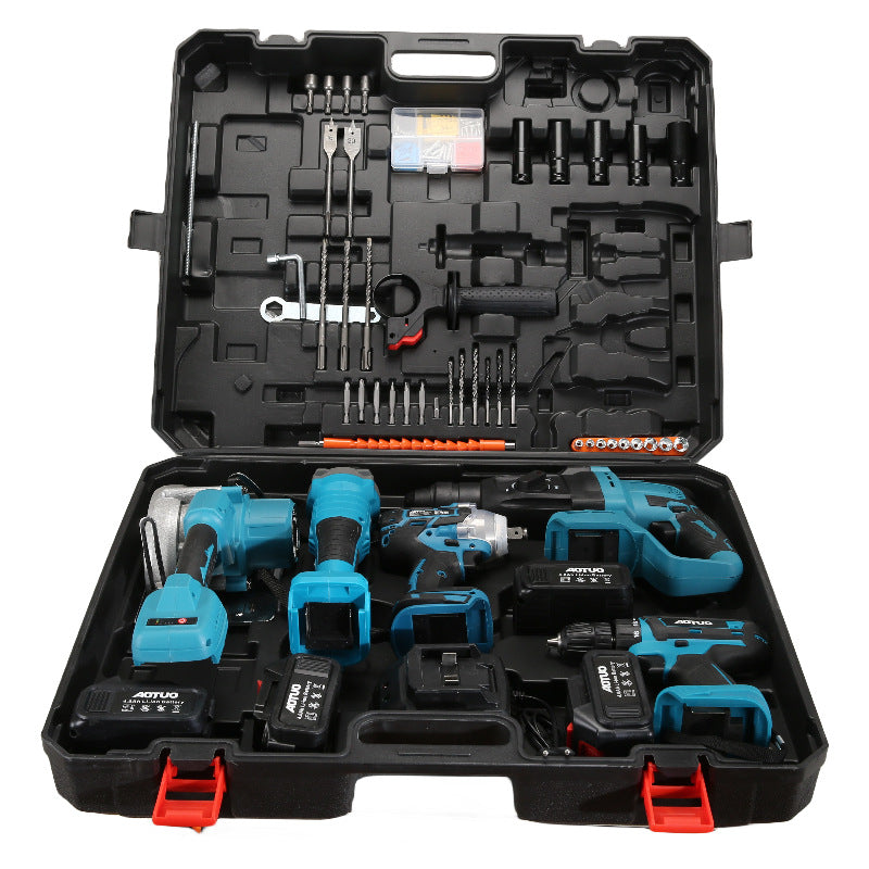 Brushless Lithium Power Tool Set with Multiple Attachments
