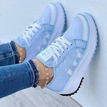Casual Canvas Lace-Up Shoes