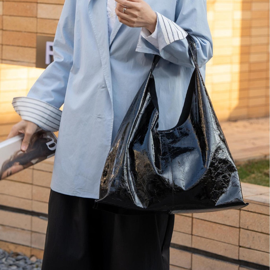 Genuine Leather Women Tote Bag