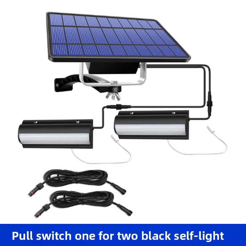 Solar Powered Outdoor Wall Light with Remote Control