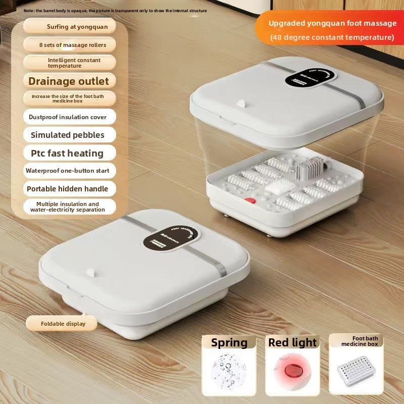 Foldable Electric Foot Bath with Heating and Massage
