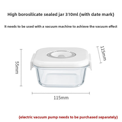 Electric Vacuum Glass Food Storage Container
