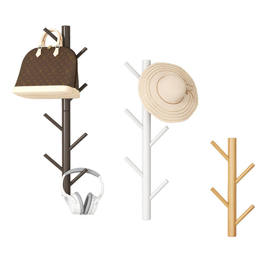 Minimalist Solid Wood Wall Mounted Coat Rack