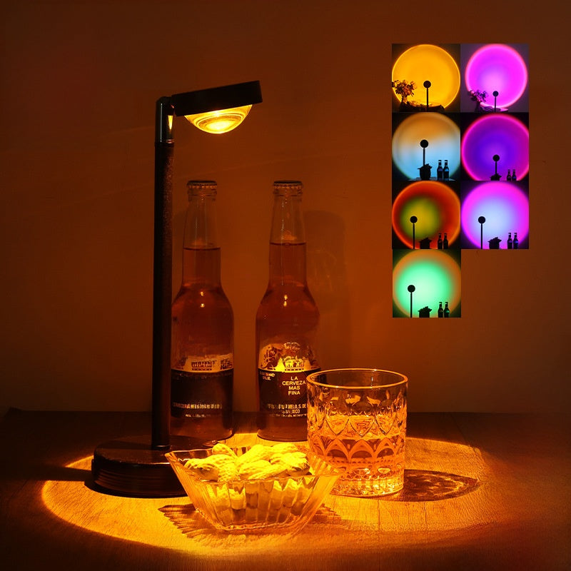 Sunset Rainbow Projection Atmosphere Light