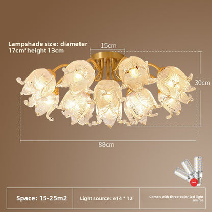 All-Copper Ceiling Lamp