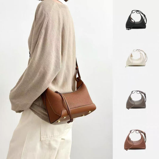 MYTASTE Kite Series Genuine Leather Crossbody Bag