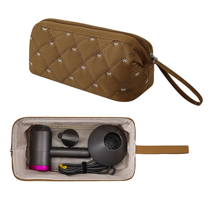 Hair dryer storage bag