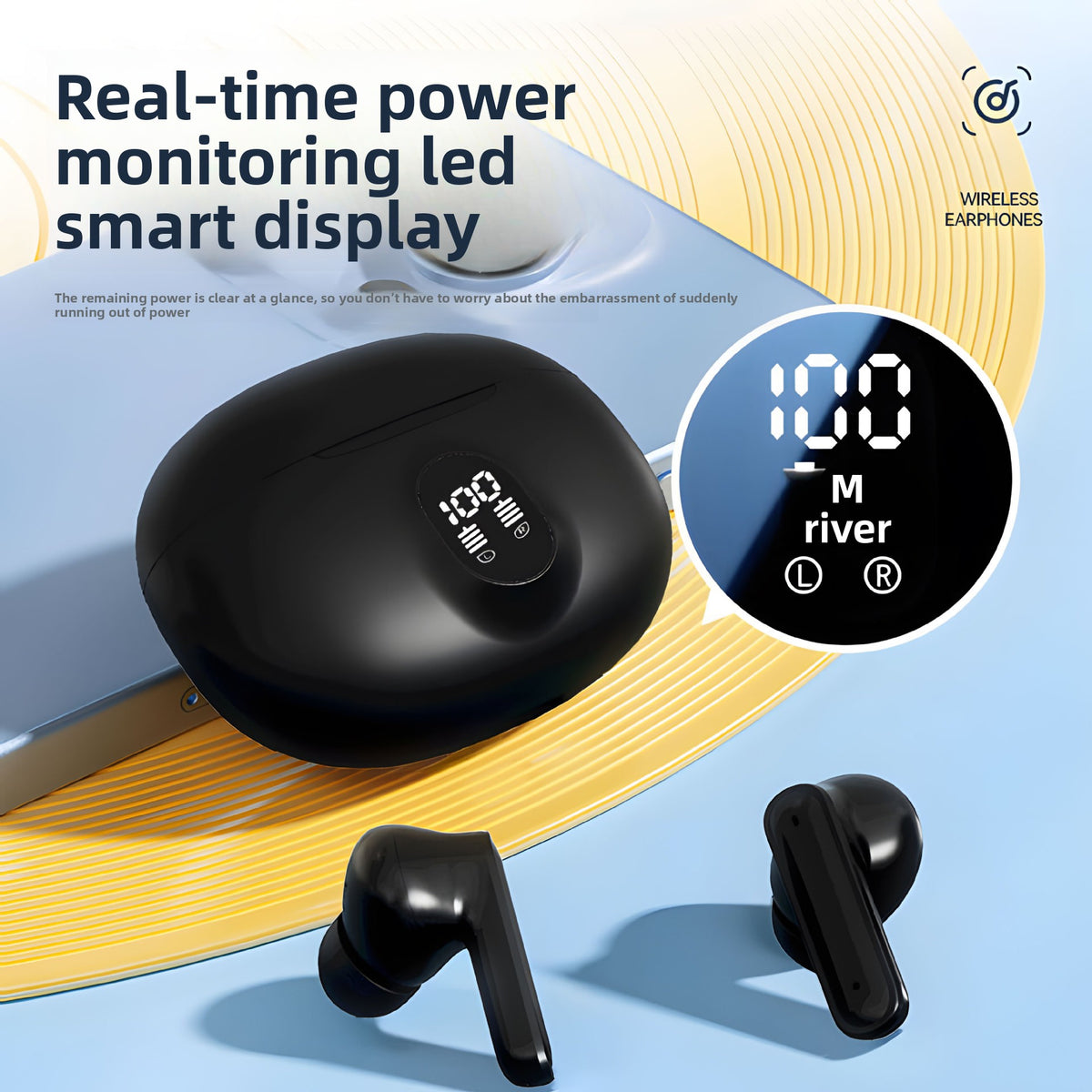 Wireless Bluetooth Headset with Noise Reduction