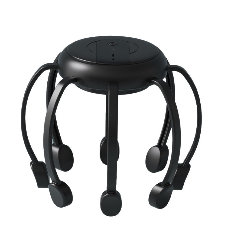 Octopus Head Massager with Vibration Therapy