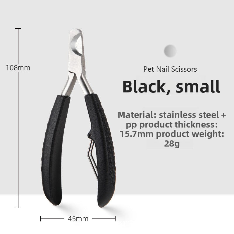 Stainless Steel Pet Nail Clippers for Dogs and Cats