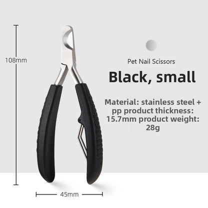 Stainless Steel Pet Nail Clippers for Dogs and Cats
