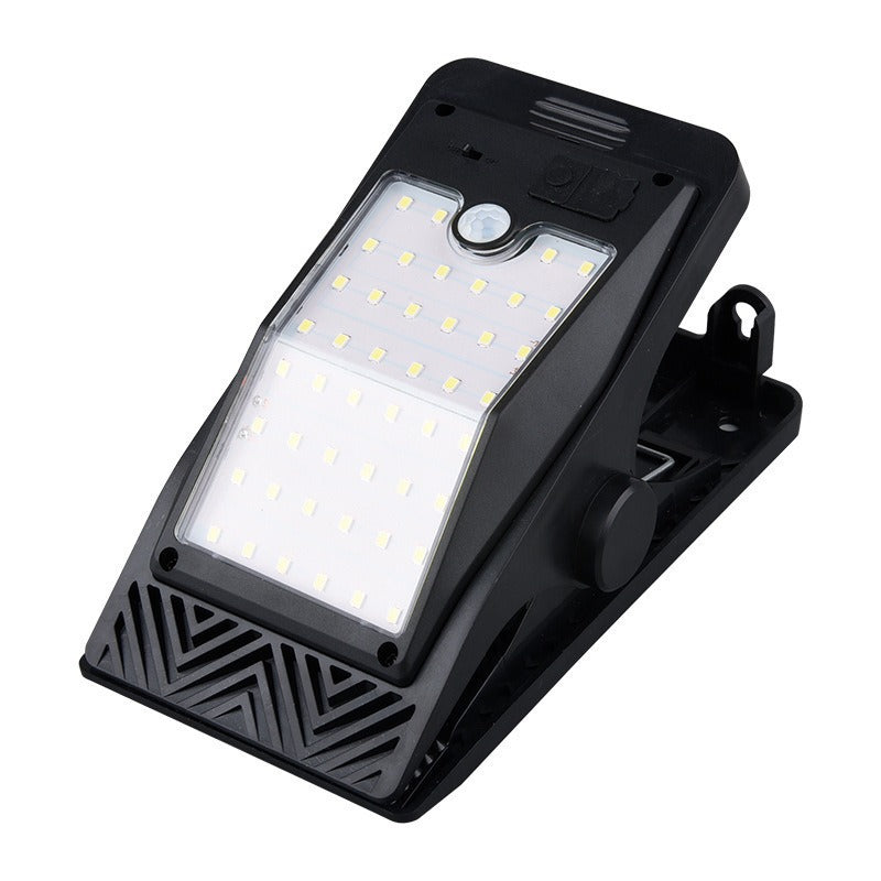 Solar Induction Clip Light for Outdoor Garden