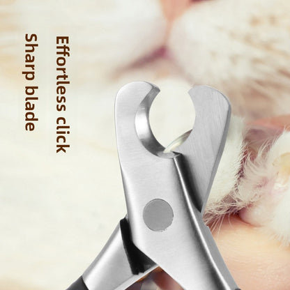 Stainless Steel Pet Nail Clippers for Dogs and Cats