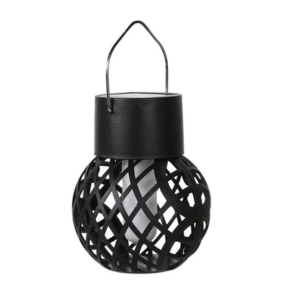 Solar Powered Flame Effect Hanging Light