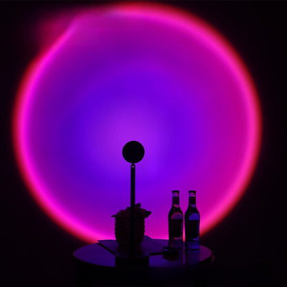 Sunset Rainbow Projection Atmosphere Light