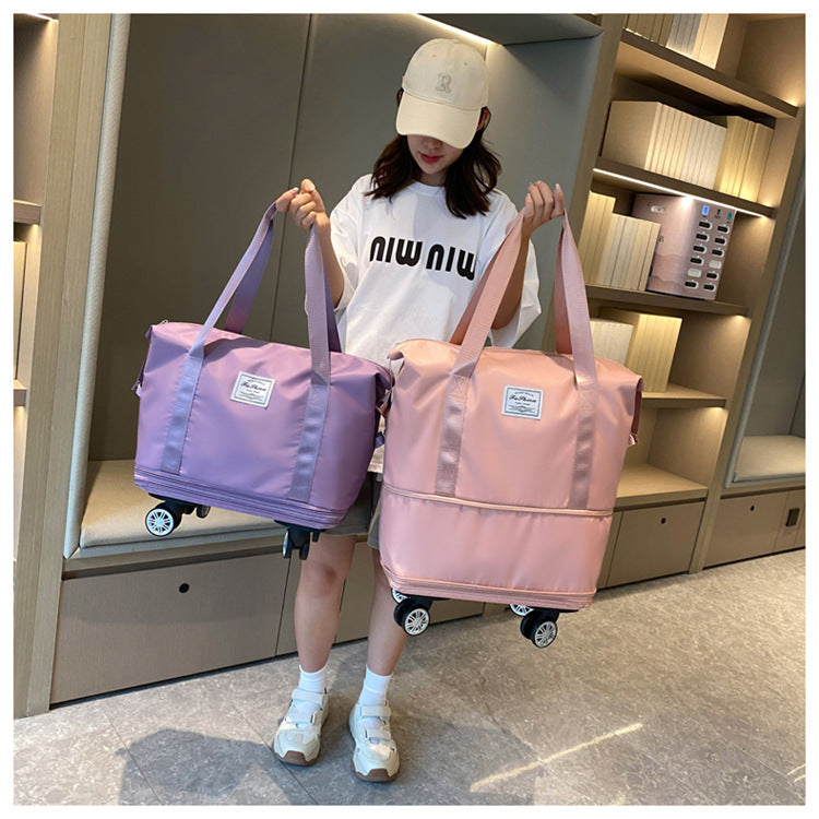 Large-capacity expandable luggage bag