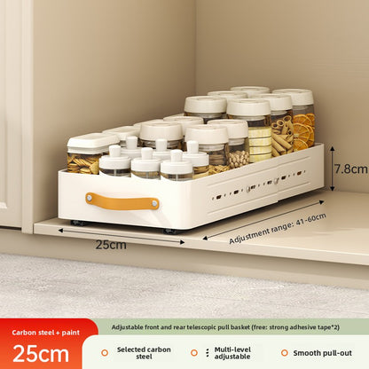 Pull-out Kitchen Cabinet Storage Drawer Organizer