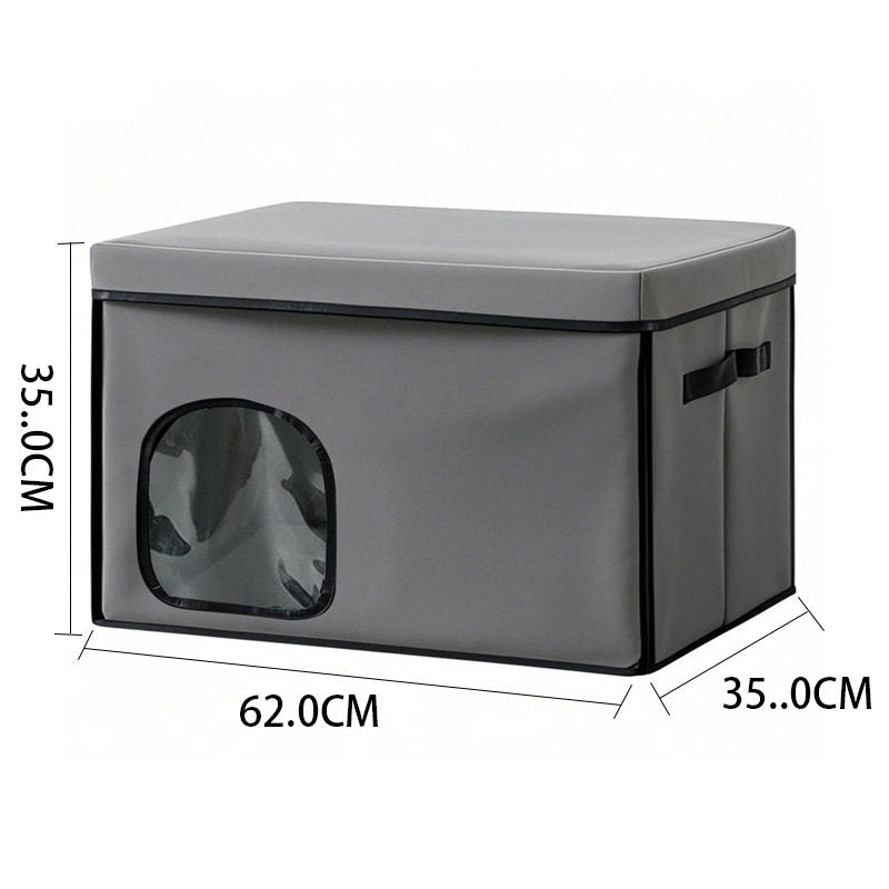 Enclosed Pet Cooling Bed with Ice Compartment