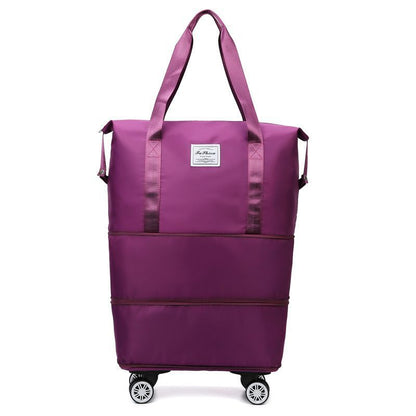 Large-capacity expandable luggage bag