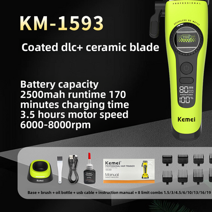 Professional Hair Clipper with Ceramic Blade