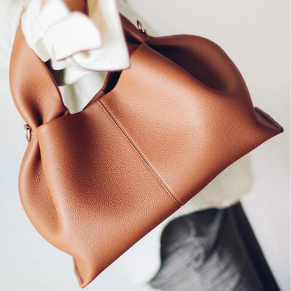 Polene Cloud Leather Crossbody Bag