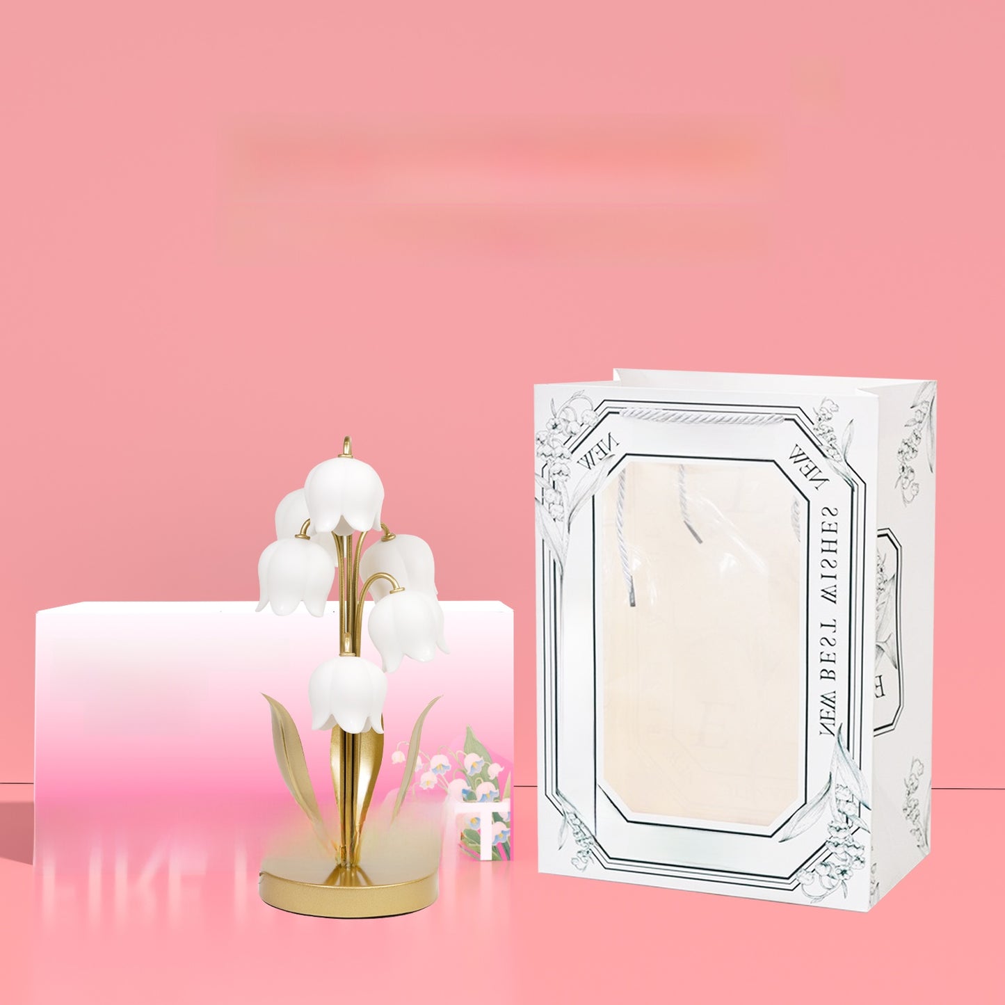 Lily of the Valley Table Lamp with Remote Dimming