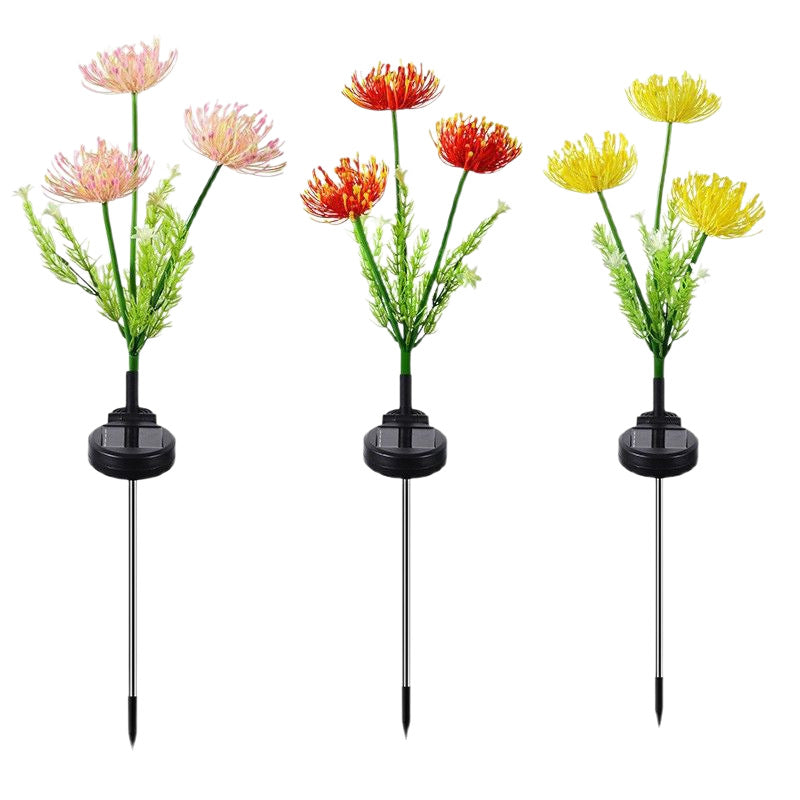 Solar Flower Ground Light Outdoor Decorative Lamp