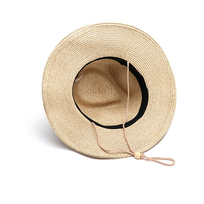 Foldable Straw Sun Hat for Outdoor Beach