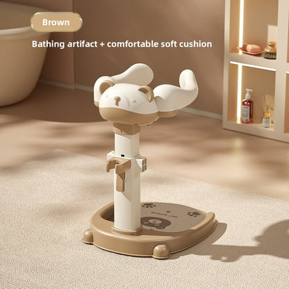 Adjustable Height Baby Standing Bath Tub