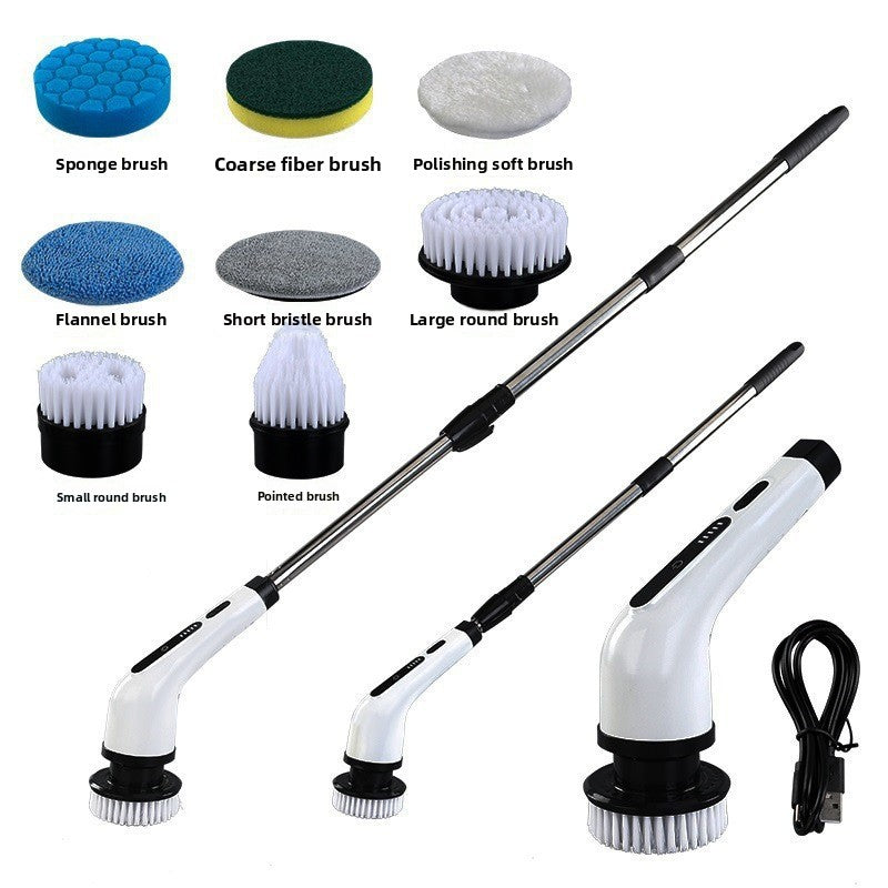 Multifunctional Electric Cleaning Brush for Household Surfaces