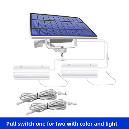 Solar Powered Outdoor Wall Light with Remote Control