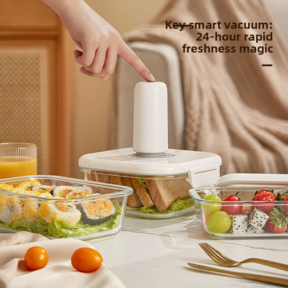 Electric Vacuum Glass Food Storage Container