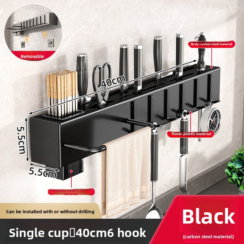 Wall Mounted Kitchen Knife and Utensil Holder