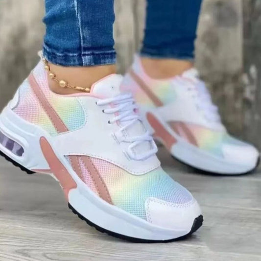 Women Platform Lace-up Casual Sneakers
