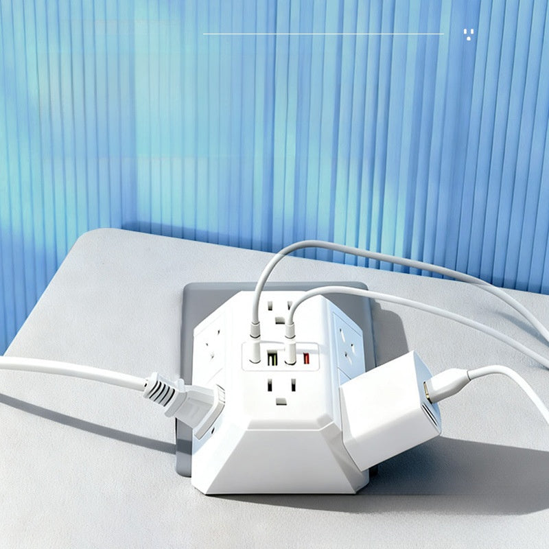 Multi Port Wall Power Outlet Converter