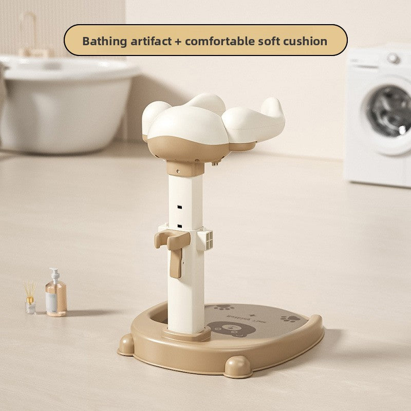 Adjustable Height Baby Standing Bath Tub