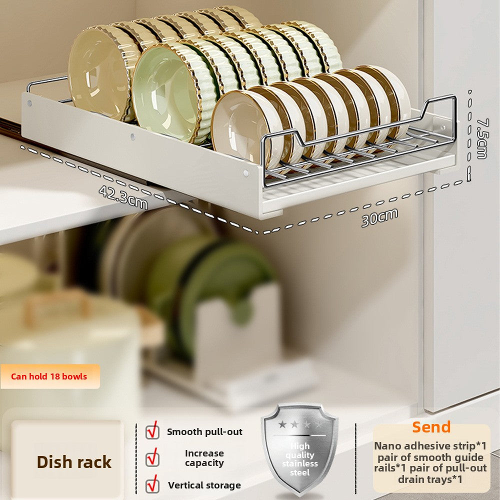 Pull-out Kitchen Cabinet Storage Drawer Organizer