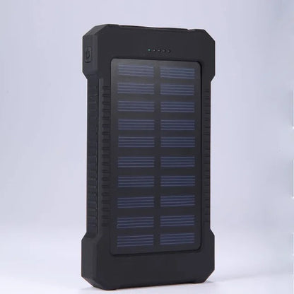 Solar Charger Power Bank with Compass and Carabiner