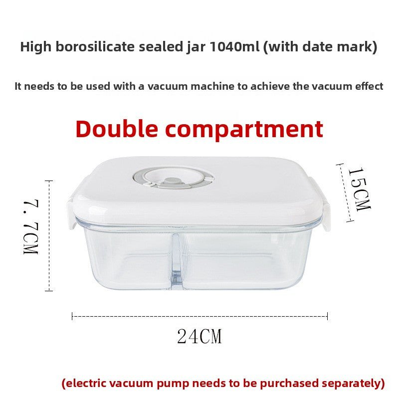 Electric Vacuum Glass Food Storage Container