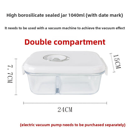 Electric Vacuum Glass Food Storage Container