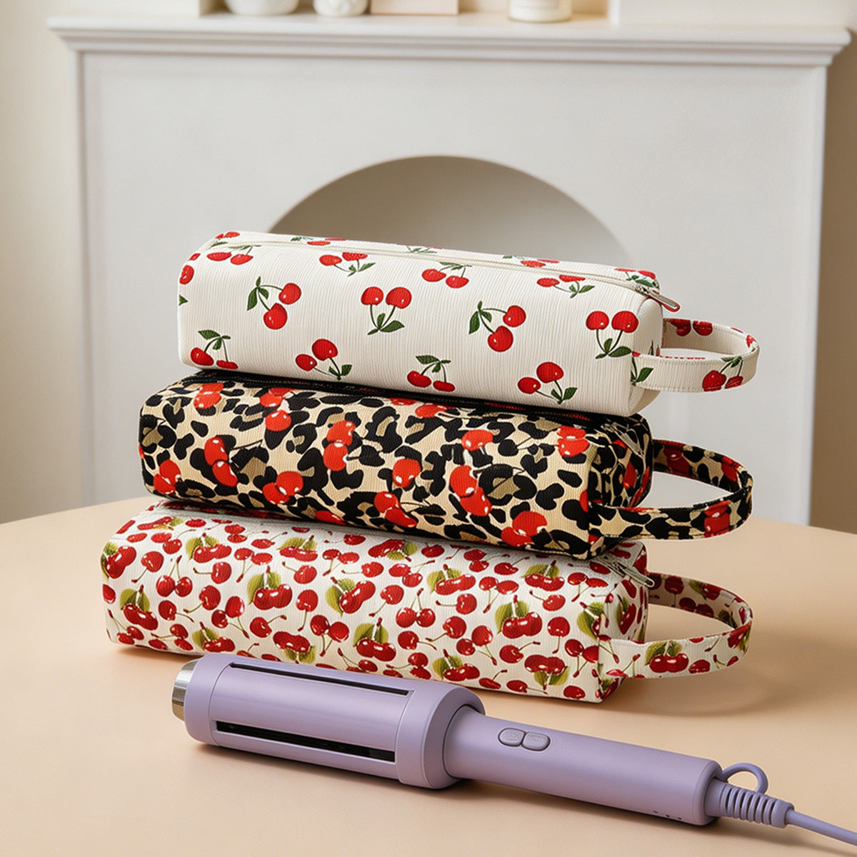 Hair curler storage bag