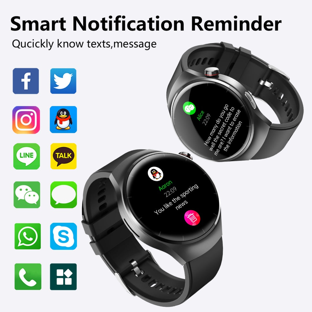 New 1.55-inch Disc Smart Watch Health Tracker Health Manager