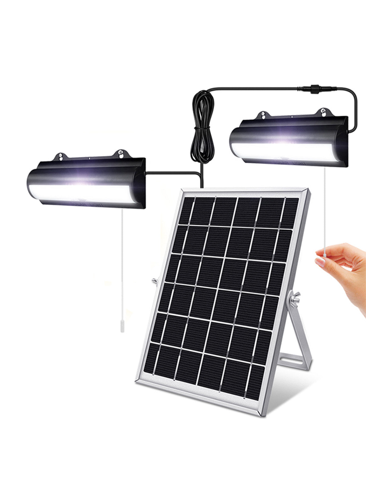 Solar Powered Outdoor Wall Light with Remote Control