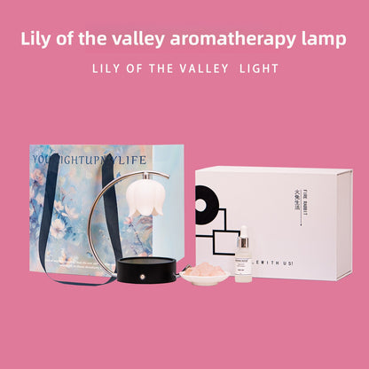 Lily of the Valley Aromatherapy Night Light with Essential Oil