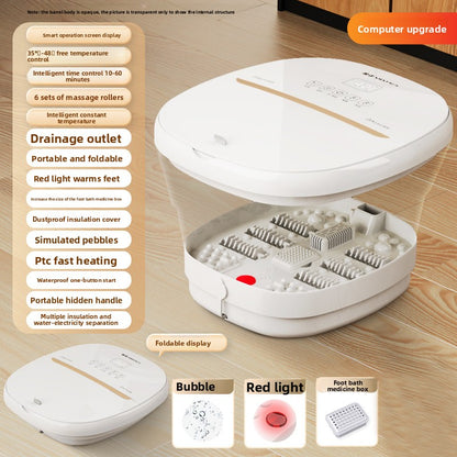 Foldable Electric Foot Bath with Heating and Massage