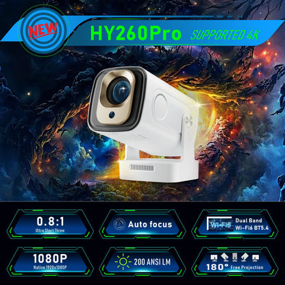 Android 4K Wireless Portable Projector