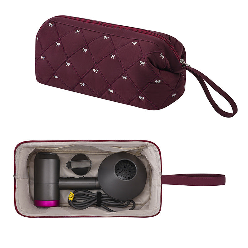 Hair dryer storage bag