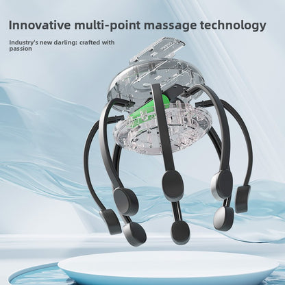 Octopus Head Massager with Vibration Therapy